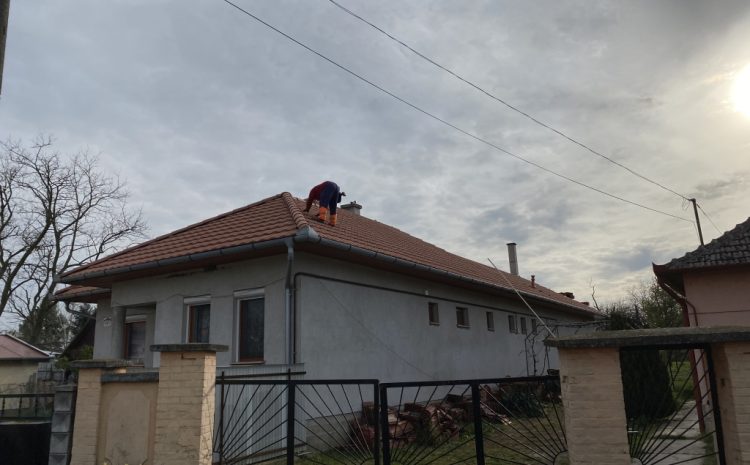  Tetőszerkezet építése